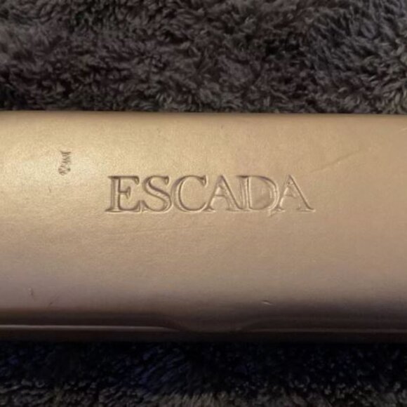 Escada Gold Eyeglass Glasses Sunglass Hard Clamshell Case Pouch Unisex Designer - Picture 1 of 3
